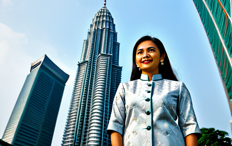 **

"A professional businesswoman in a modest, tailored baju kurung, standing confidently in front of the Petronas Twin Towers in Kuala Lumpur, Malaysia, fully clothed, appropriate attire, safe for work, perfect anatomy, natural proportions, professional corporate photography, high quality, vibrant colors, modern."

**